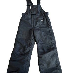 Slalom Toddler XL Unisex Black Insulated Ski Snow Winter Sports Ski Bib